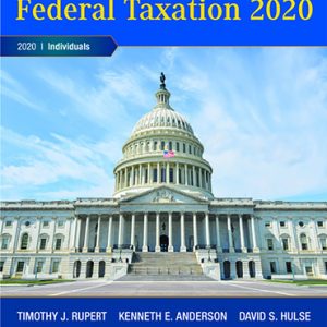 Test Bank for Pearsons Federal Taxation 2020 Individuals 33rd Edition By Timothy J. Rupert Kenneth E. Anderson