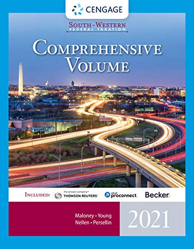 Test Bank for South Western Federal Taxation 2021 Comprehensive 44th Edition by David M. Maloney William A. Raabe James C. Young