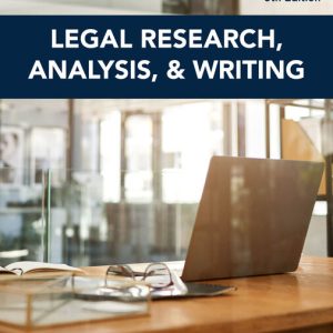 Solution Manual for Legal Research Analysis and Writing 5th Edition